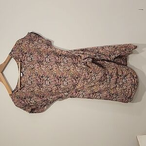 P.13 IDF Multicolor Silk Wrap bottom dress size M